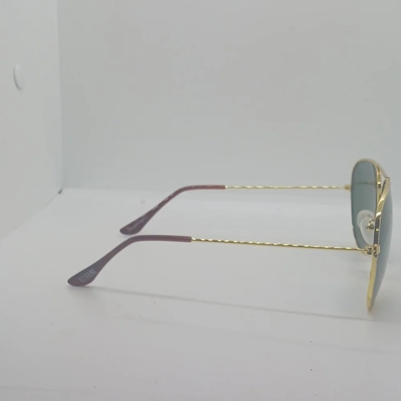 NWT UNISEX ELLA BING HABERDASHERY AVAITOR SUNGLASSES GOLD main image 5